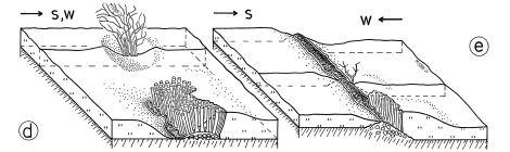 A19 - Fig.53-3 Melting of snow cover at hedges, isolated bushes, and at stone mounds